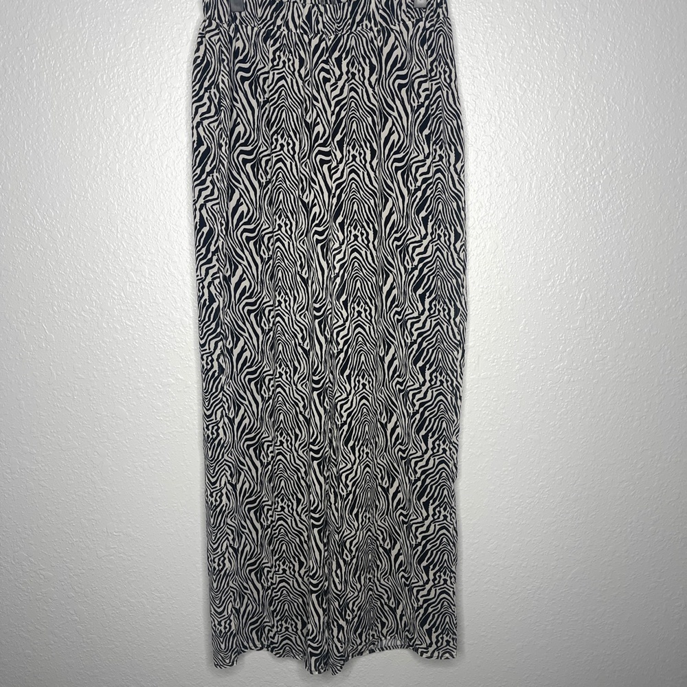 Black & white wide leg pants - Picture 2 of 6